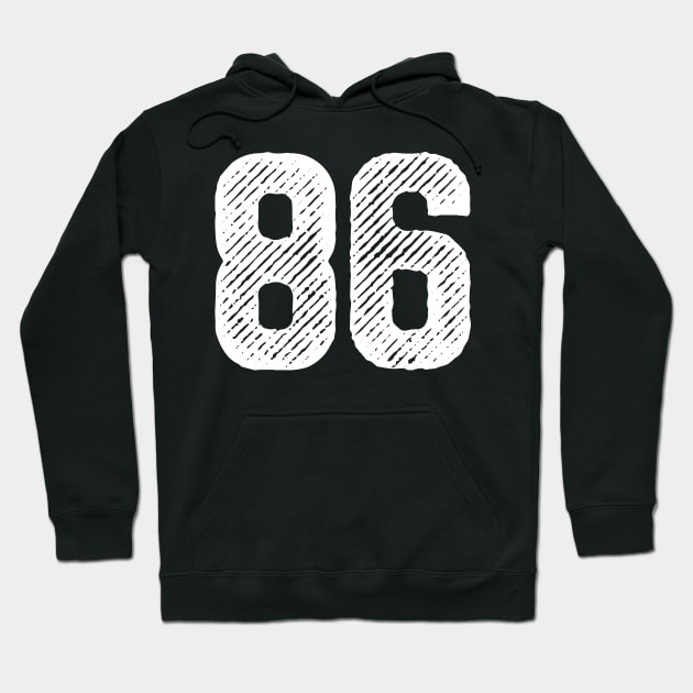 Eighty Six 86 Hoodie by colorsplash